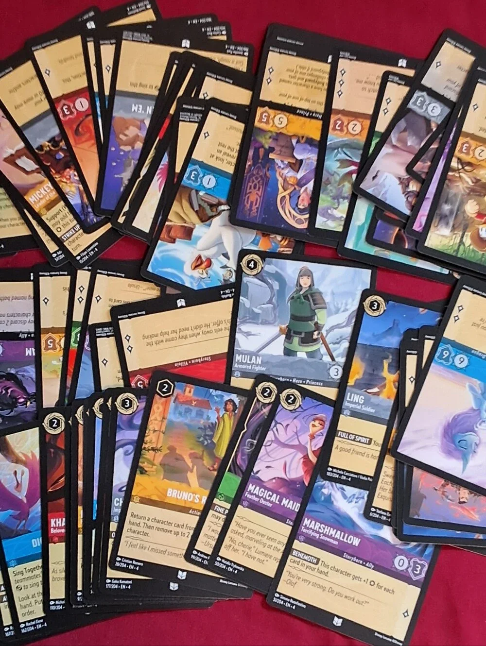 Lorcana TCG Ursula's Return Set of 50 Uncommon Cards NM-MINT